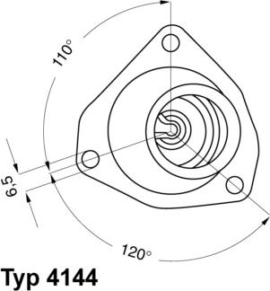 WAHLER 4144.82D - Termostaatti, jäähdytysneste inparts.fi