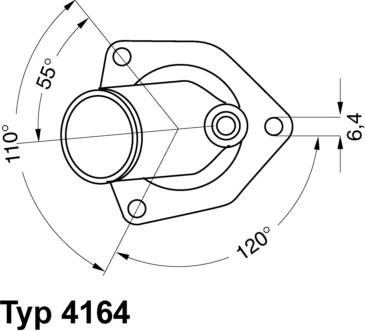 WAHLER 4164.92D - Termostaatti, jäähdytysneste inparts.fi