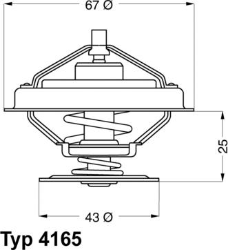 WAHLER 416579D - Termostaatti, jäähdytysneste inparts.fi