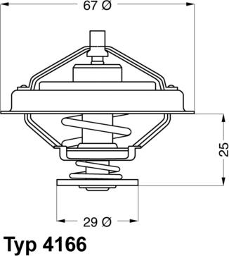 WAHLER 416679D - Termostaatti, jäähdytysneste inparts.fi