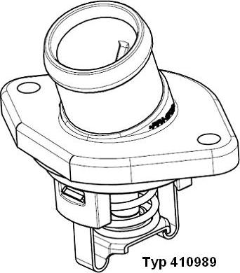 WAHLER 410989.80D - Termostaatti, jäähdytysneste inparts.fi