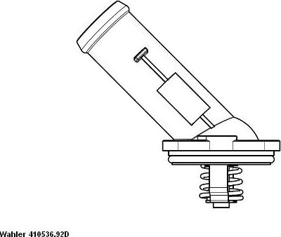 WAHLER 410536.92D - Termostaatti, jäähdytysneste inparts.fi