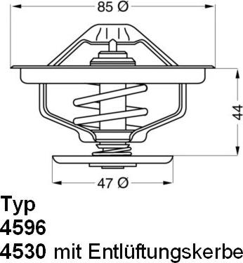 WAHLER 4596.83D - Termostaatti, jäähdytysneste inparts.fi