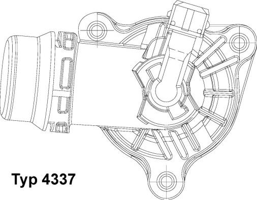 WAHLER 4337.105D - Termostaatti, jäähdytysneste inparts.fi