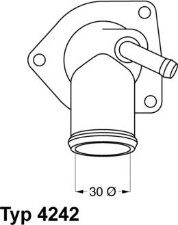 WAHLER 4242.92D - Termostaatti, jäähdytysneste inparts.fi