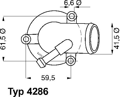 WAHLER 428687D - Termostaatti, jäähdytysneste inparts.fi