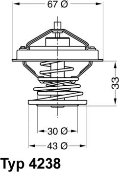 WAHLER 4238.92D - Termostaatti, jäähdytysneste inparts.fi