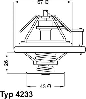 WAHLER 4233.84D - Termostaatti, jäähdytysneste inparts.fi