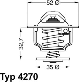 WAHLER 4270.88D - Termostaatti, jäähdytysneste inparts.fi