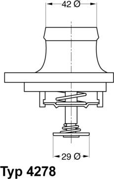 WAHLER 427880D - Termostaatti, jäähdytysneste inparts.fi