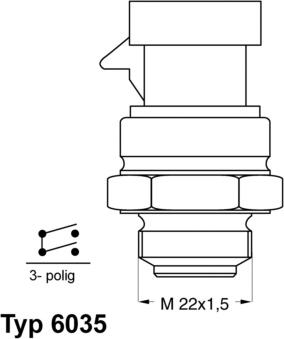 WAHLER 6035.92D - Lämpökytkin, jäähdyttimen puhallin inparts.fi