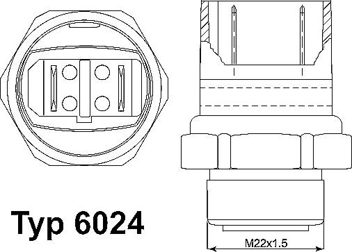 WAHLER 6024.95D - Lämpökytkin, jäähdyttimen puhallin inparts.fi