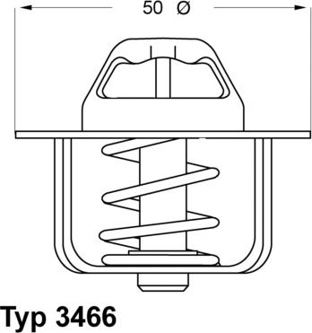 WAHLER 3466.89D - Termostaatti, jäähdytysneste inparts.fi