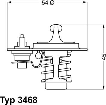 WAHLER 3468.88D - Termostaatti, jäähdytysneste inparts.fi