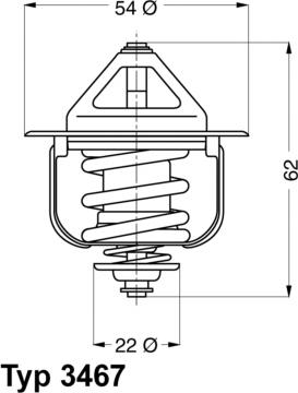 WAHLER 346785D - Termostaatti, jäähdytysneste inparts.fi