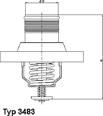 WAHLER 3483.89D - Termostaatti, jäähdytysneste inparts.fi