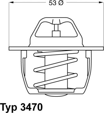 WAHLER 347089D50 - Termostaatti, jäähdytysneste inparts.fi