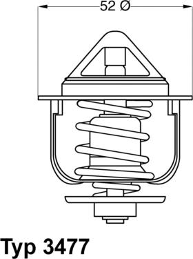 WAHLER 347788D - Termostaatti, jäähdytysneste inparts.fi