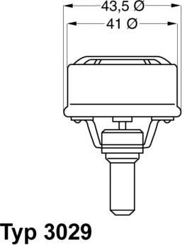 WAHLER 3029.92 - Termostaatti, jäähdytysneste inparts.fi