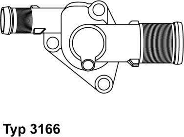 WAHLER 3166.89D - Termostaatti, jäähdytysneste inparts.fi