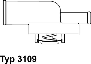 WAHLER 3109.87D - Termostaatti, jäähdytysneste inparts.fi