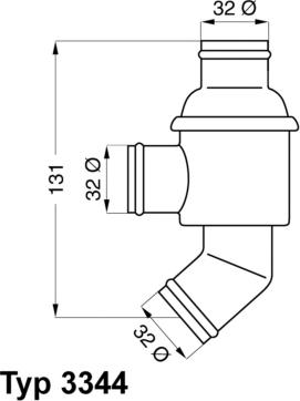 WAHLER 3344.75 - Termostaatti, jäähdytysneste inparts.fi