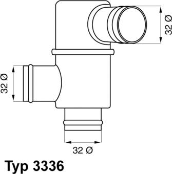 WAHLER 3336.83 - Termostaatti, jäähdytysneste inparts.fi