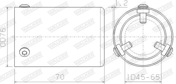 Walker 10682 - Pakoputken pää inparts.fi