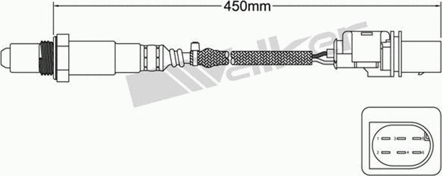 Walker 80095008 - Lambdatunnistin inparts.fi