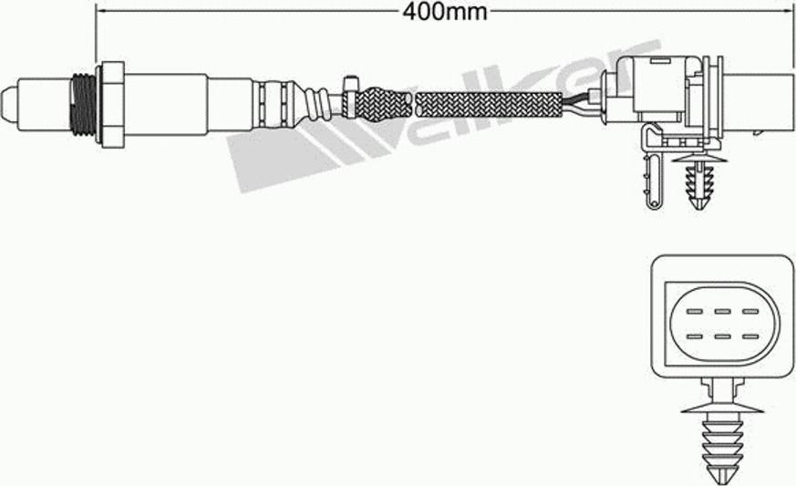 Walker 800-95003 - Lambdatunnistin inparts.fi