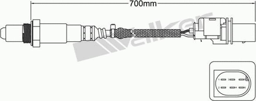 Walker 800-95015 - Lambdatunnistin inparts.fi