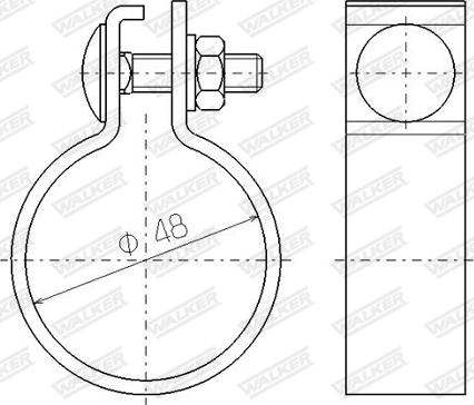 Walker 81917 - Putkenliitin, pakoputkisto inparts.fi