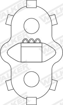 Walker 82786 - Pidike, pakoputkisto inparts.fi