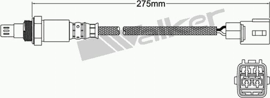 Walker 250-54050 - Lambdatunnistin inparts.fi