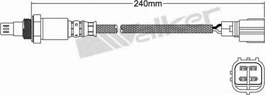 Walker 250-54008 - Lambdatunnistin inparts.fi