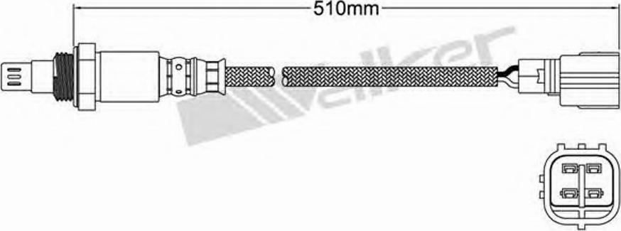 Walker 250-54007 - Lambdatunnistin inparts.fi