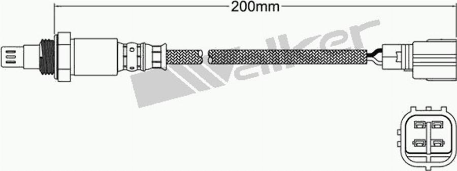 Walker 250-54074 - Lambdatunnistin inparts.fi