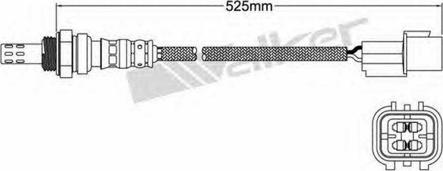 Walker 250-24462 - Lambdatunnistin inparts.fi