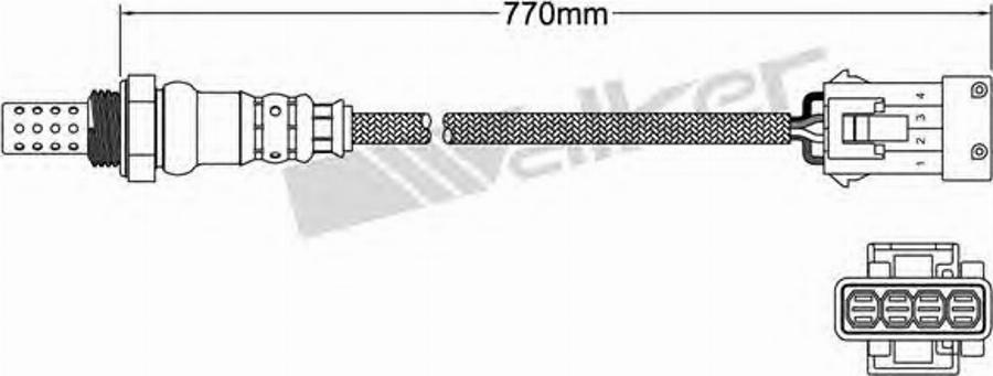 Walker 250-24409 - Lambdatunnistin inparts.fi