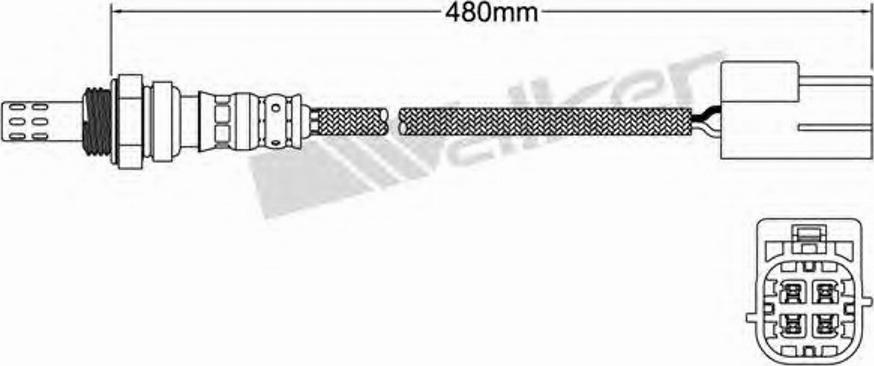 Walker 250-24403 - Lambdatunnistin inparts.fi