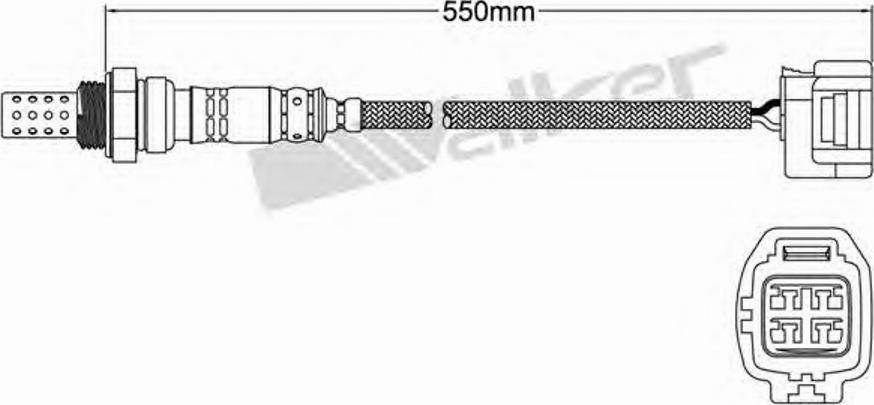 Walker 25024439 - Lambdatunnistin inparts.fi