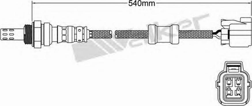 Walker 250-24429 - Lambdatunnistin inparts.fi