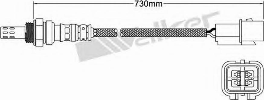 Walker 250-24658 - Lambdatunnistin inparts.fi