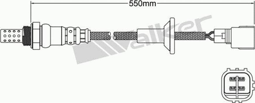 Walker 250-24684 - Lambdatunnistin inparts.fi