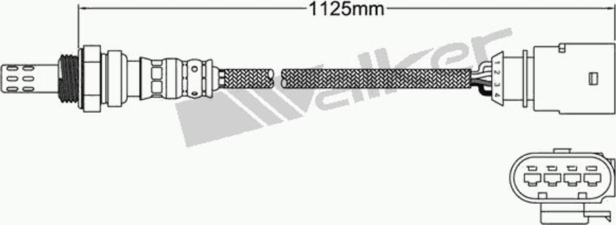 Walker 250-24670 - Lambdatunnistin inparts.fi