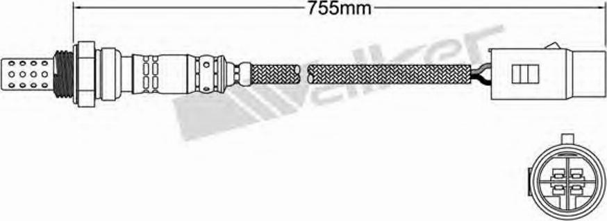 Walker 250-24007 - Lambdatunnistin inparts.fi