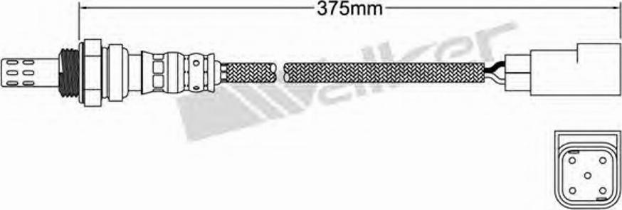 Walker 250-24015 - Lambdatunnistin inparts.fi