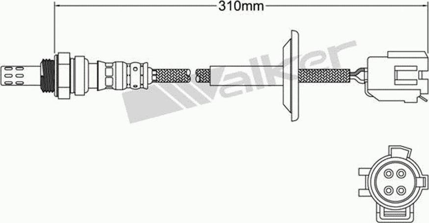 Walker 250-24081 - Lambdatunnistin inparts.fi