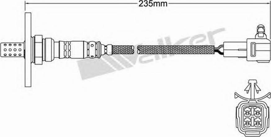 Walker 250-24150 - Lambdatunnistin inparts.fi