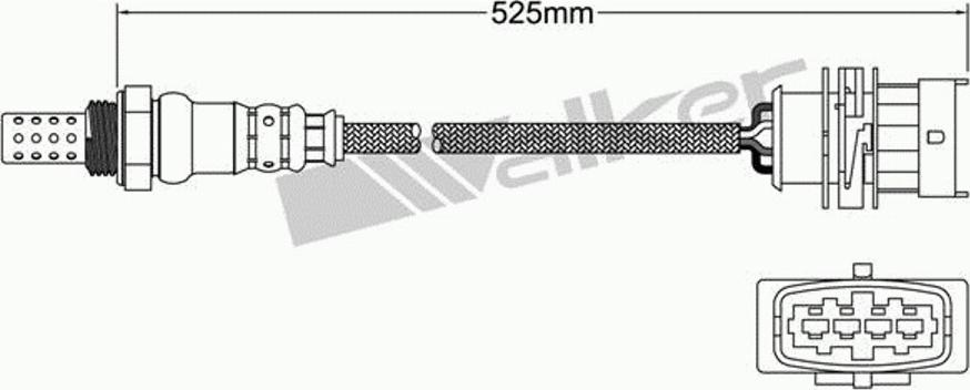 Walker 250-24847 - Lambdatunnistin inparts.fi